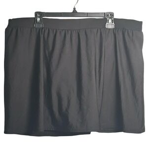 Miraclesuit Black Swim Skirt Women's Plus Size 22W Attached Brief Beach Vacation